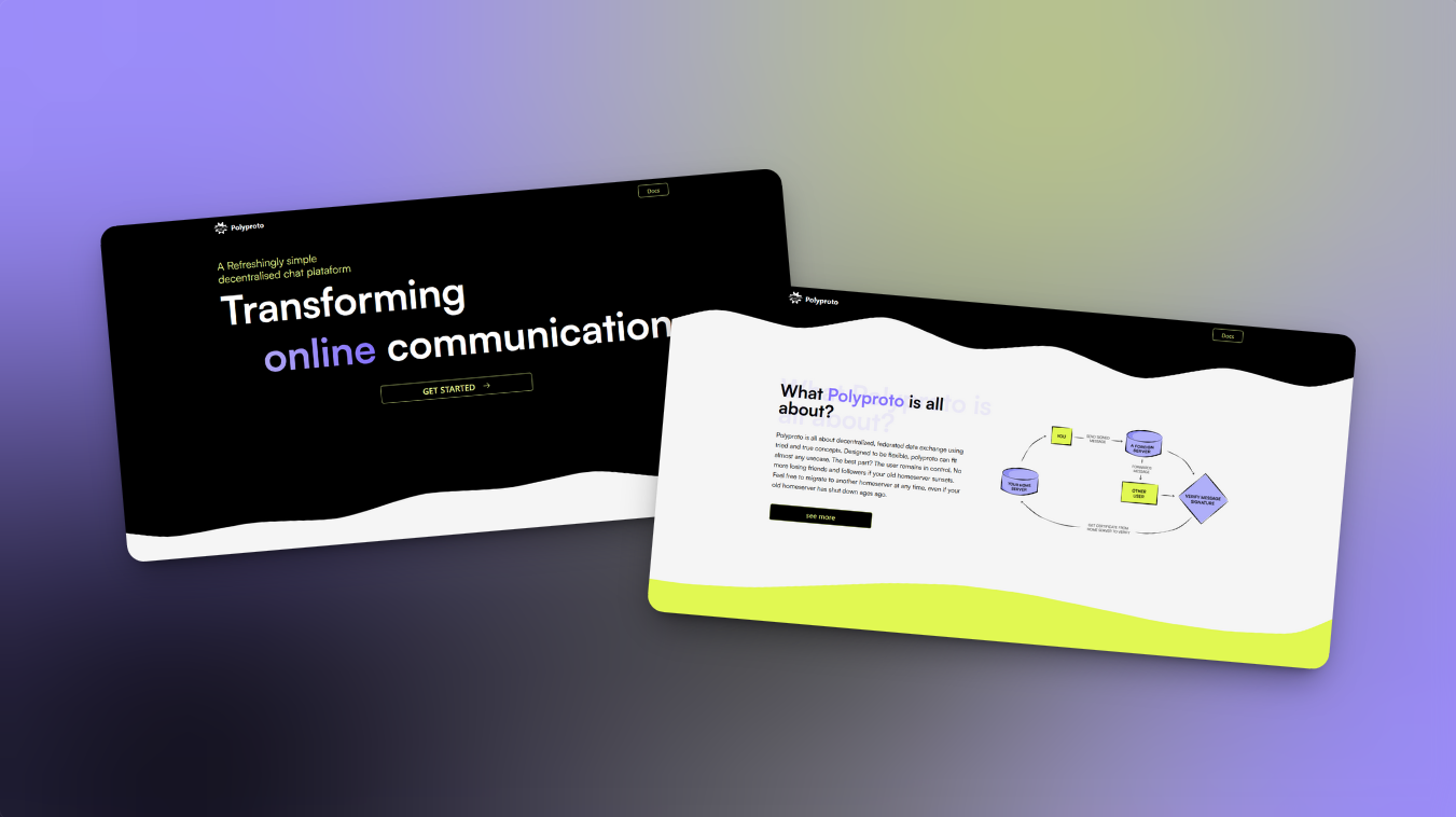 Screenshot of the project